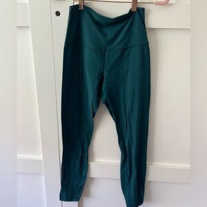 Lululemon Full Length Teal Align High-Waisted Leggings